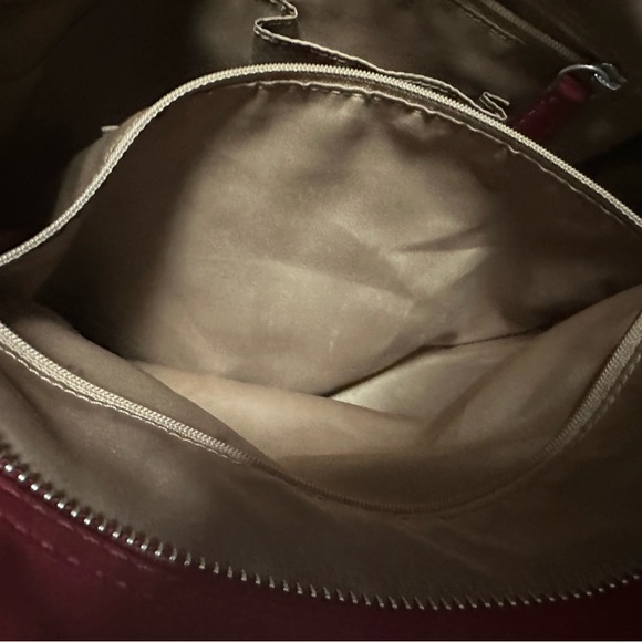 Coach red leather shoulder bag. Any purchase at my life so gets entry for raffle - Picture 6 of 9